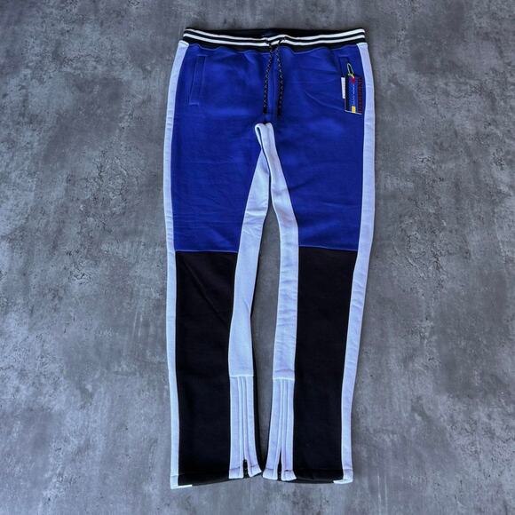 Vintage Y2K Smoke Rise Designer Streetwear Essential Sweatpants NWT - Picture 1 of 5